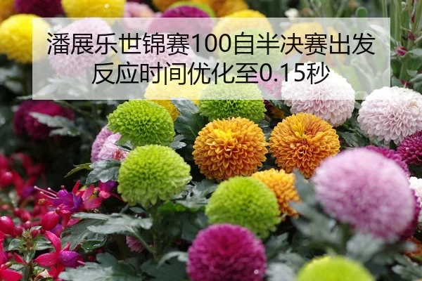 潘展乐世锦赛100自半决赛出发反应时间优化至0.15秒